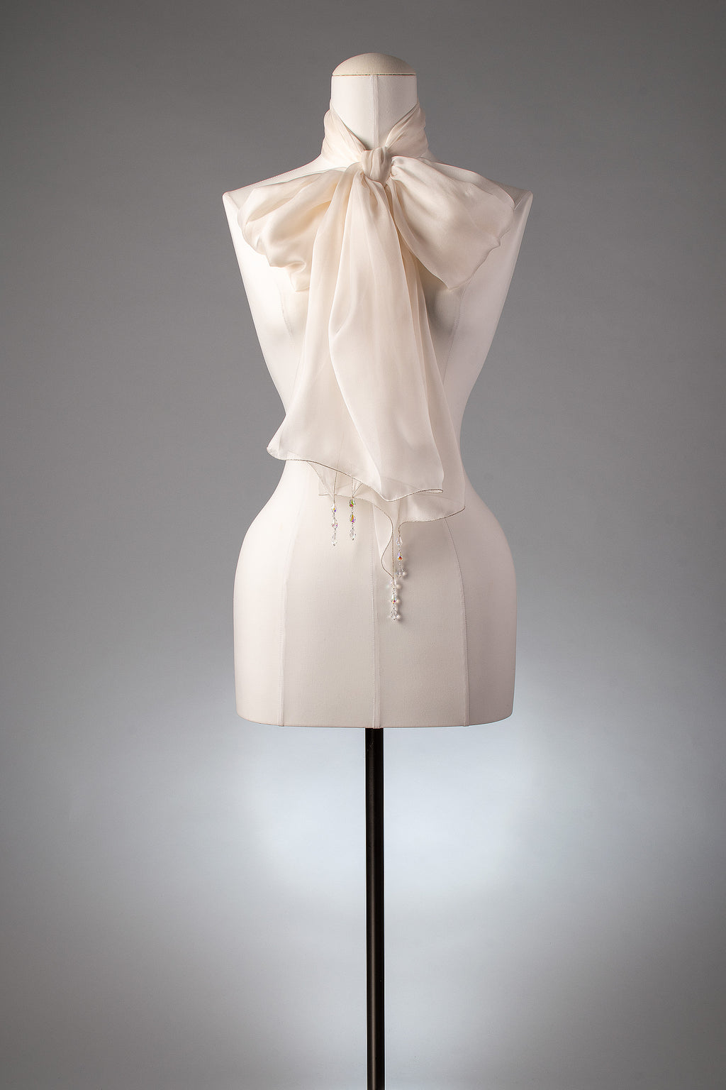 Brautstola | Seidenstola "Crystal Drops"