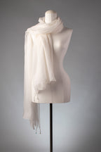 Braut-Stola | Seidenstola "Crystal Lights"