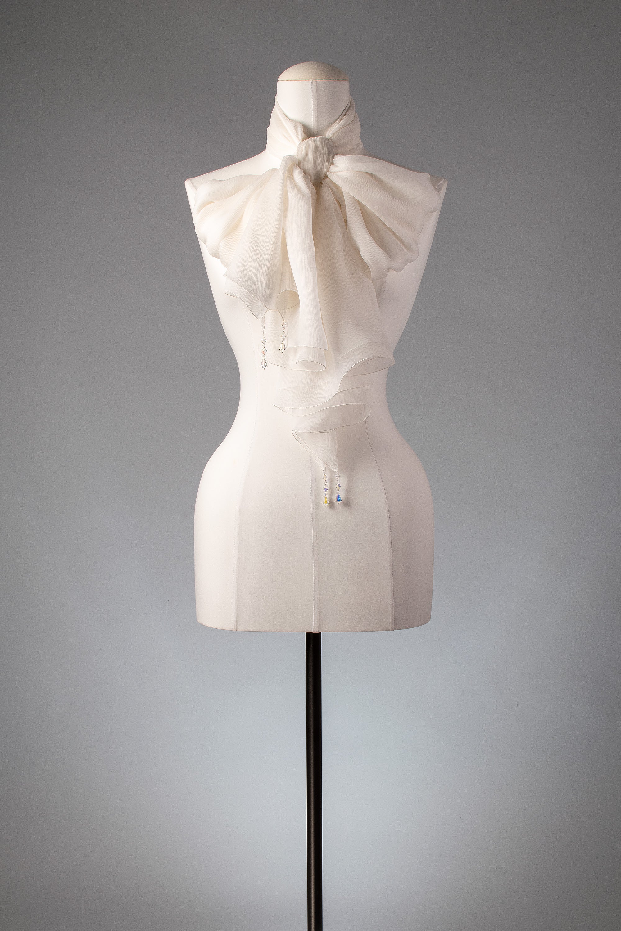 Braut-Stola | Seidenstola "Crystal Lights"