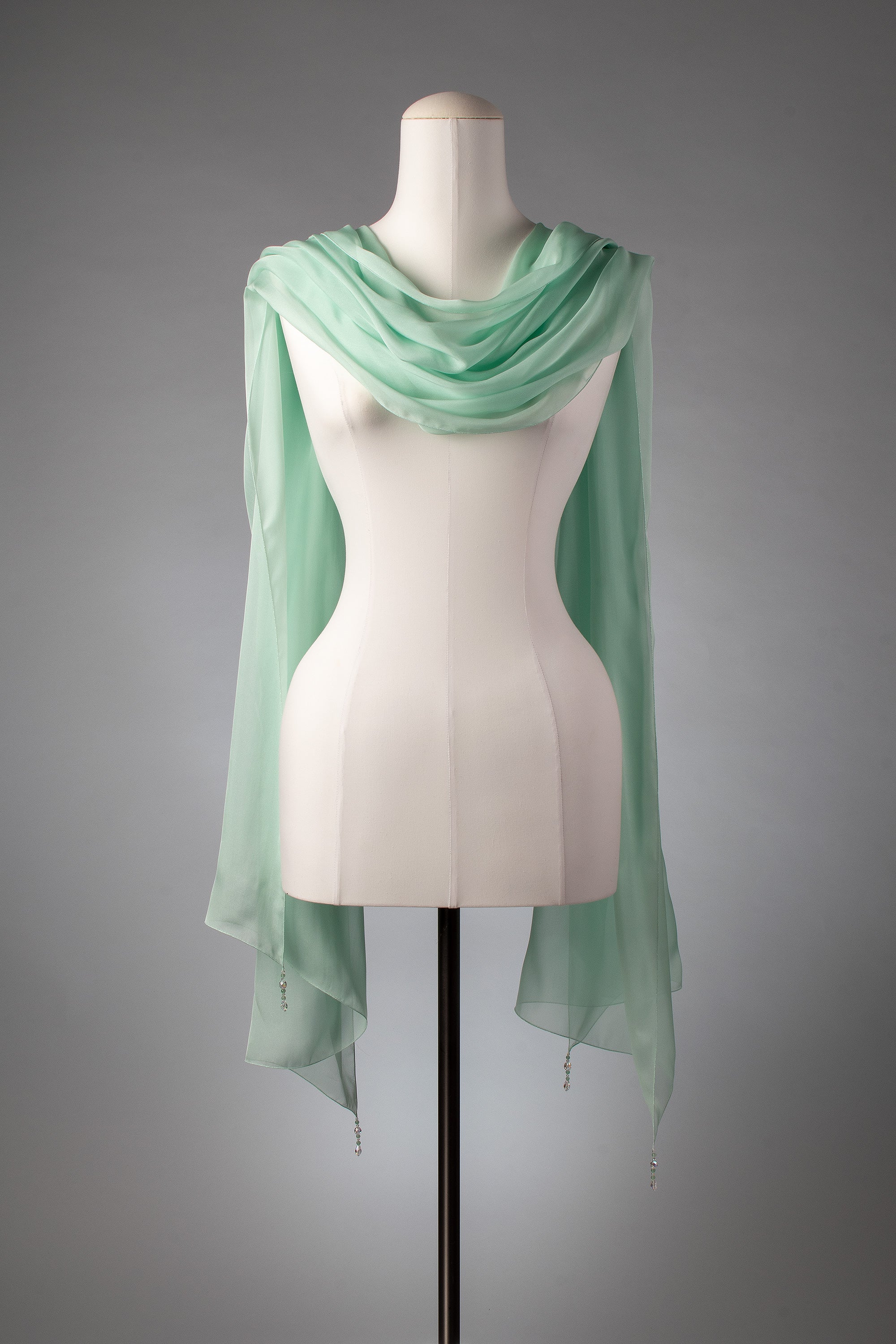 Brautstola | Seidenstola "Peppermint Dreams"