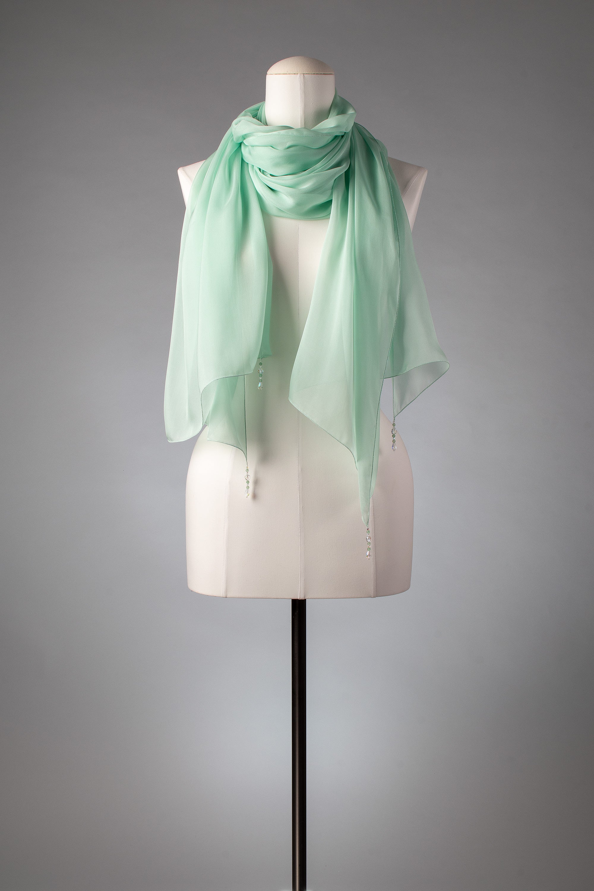 Brautstola | Seidenstola "Peppermint Dreams"