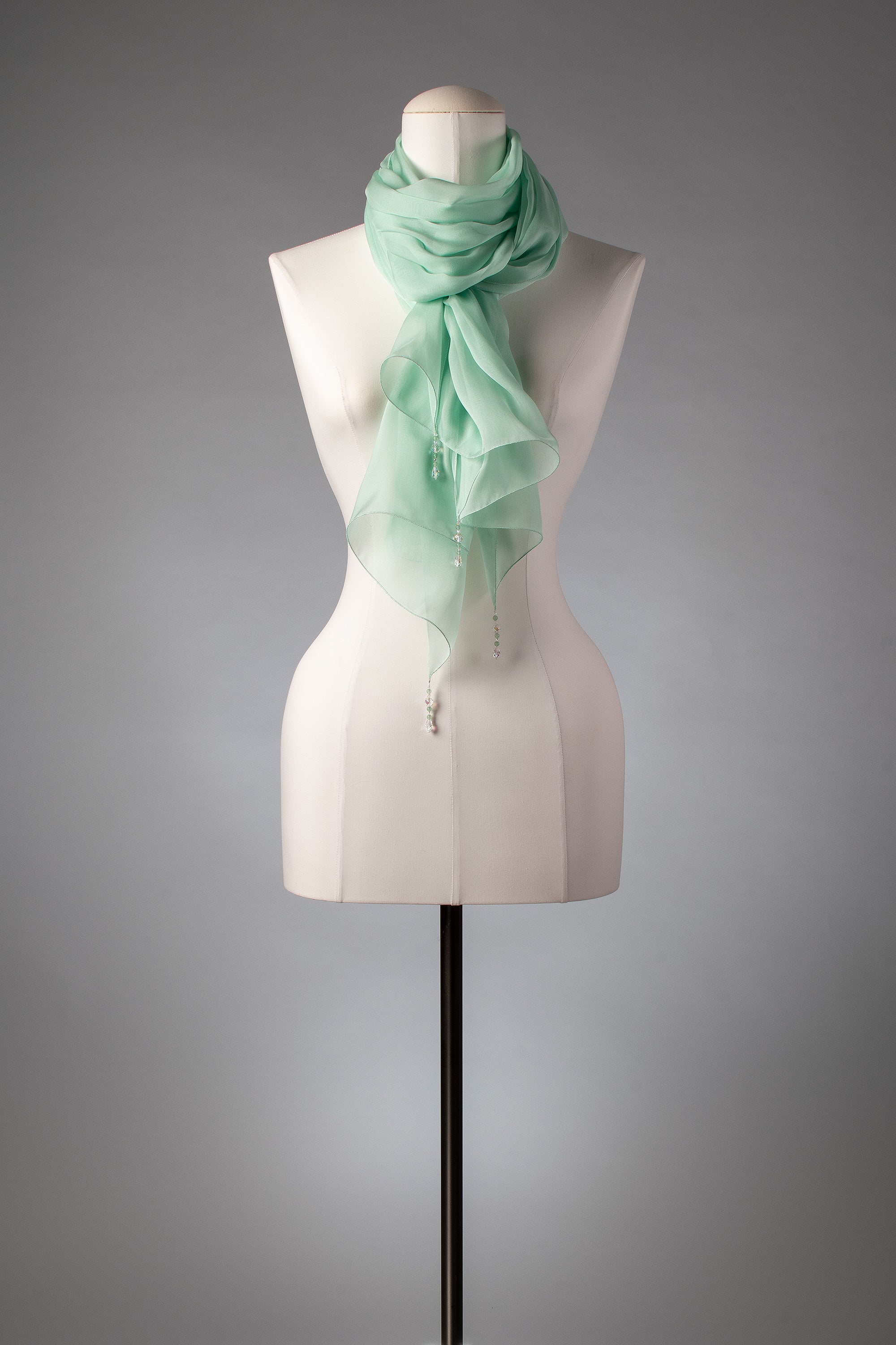 Brautstola | Seidenstola "Peppermint Dreams"