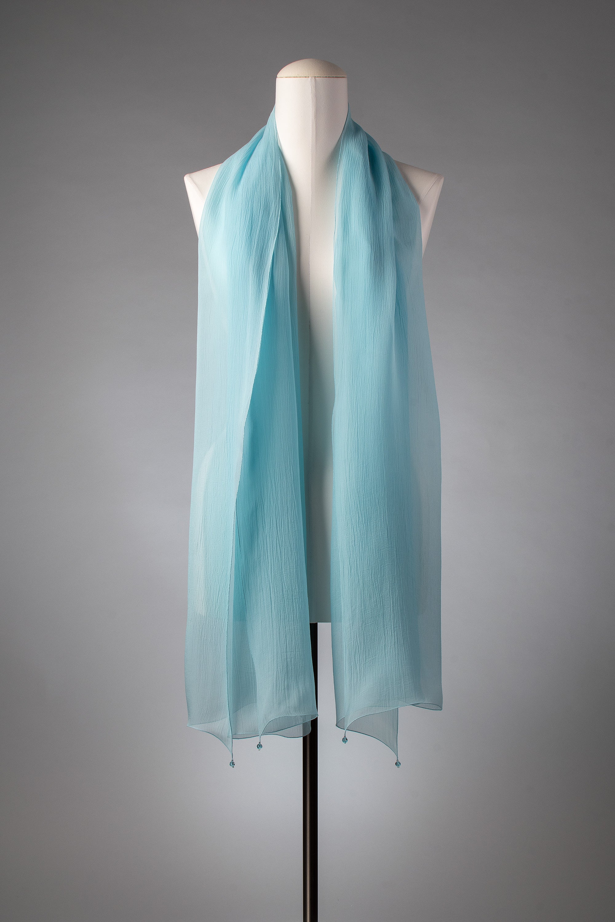 Brautstola | Seidenstola "WaterBlue"