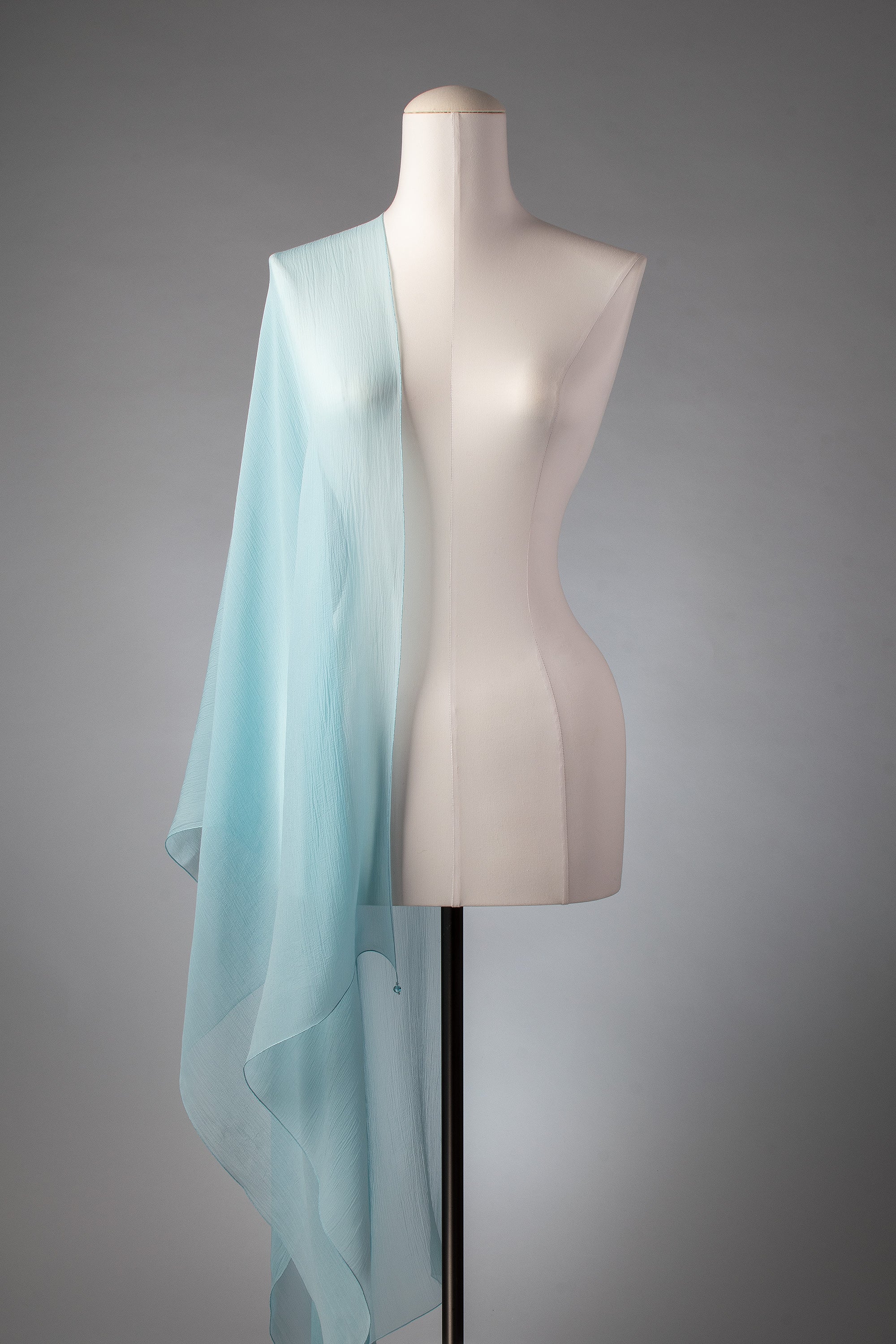 Brautstola | Seidenstola "WaterBlue"