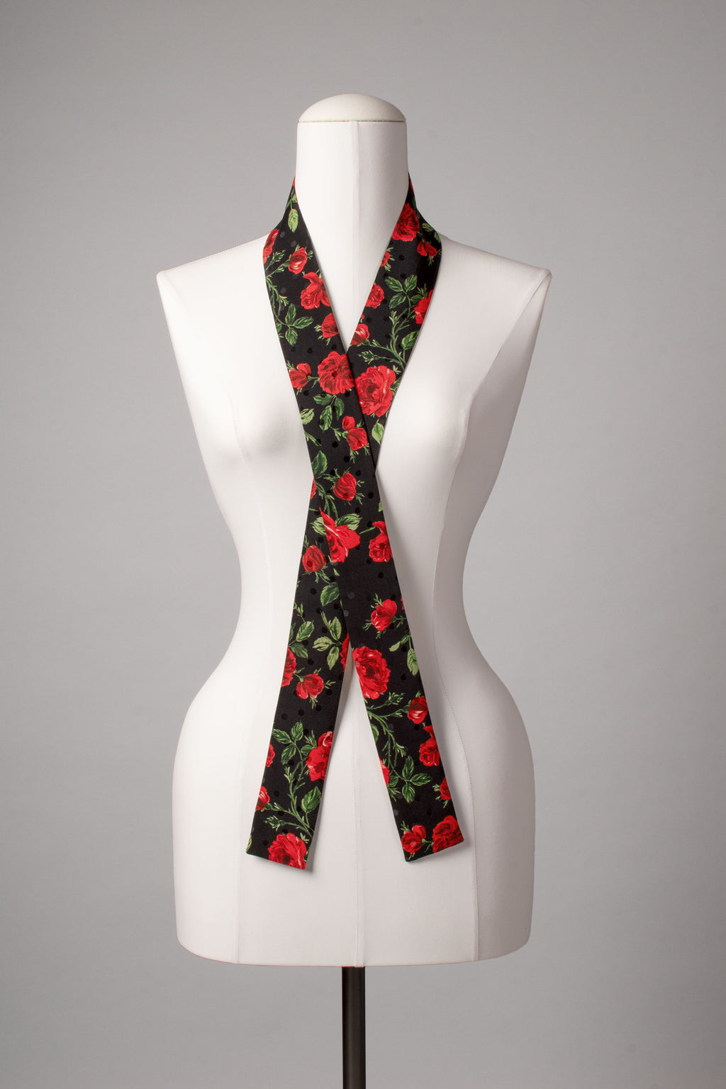 Minischal | Damenschal "Bed of Red Roses"