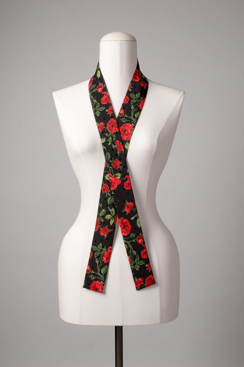 Minischal | Damenschal "Bed of Red Roses"