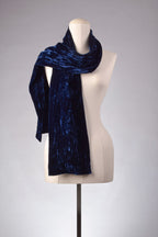 Samtschal | Unisex "Royal MidnightBlue Velvet Crash"