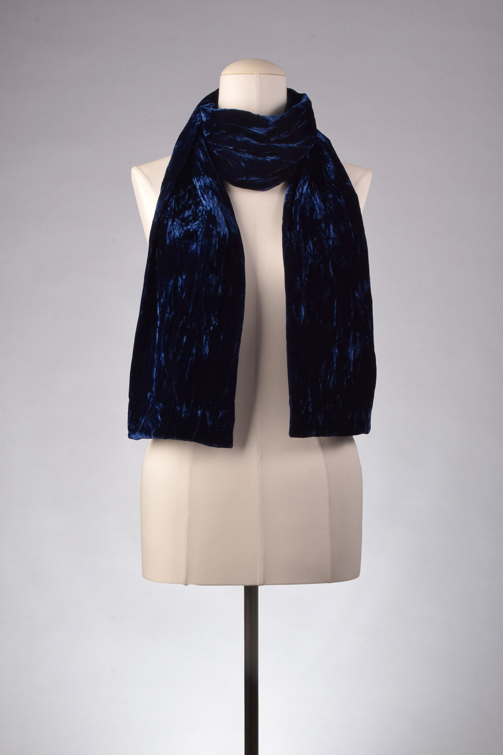 Samtschal | Unisex "Royal MidnightBlue Velvet Crash"