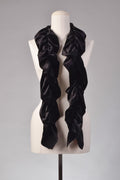 Samtschal | Damenschal "Black Velvet Cascade"