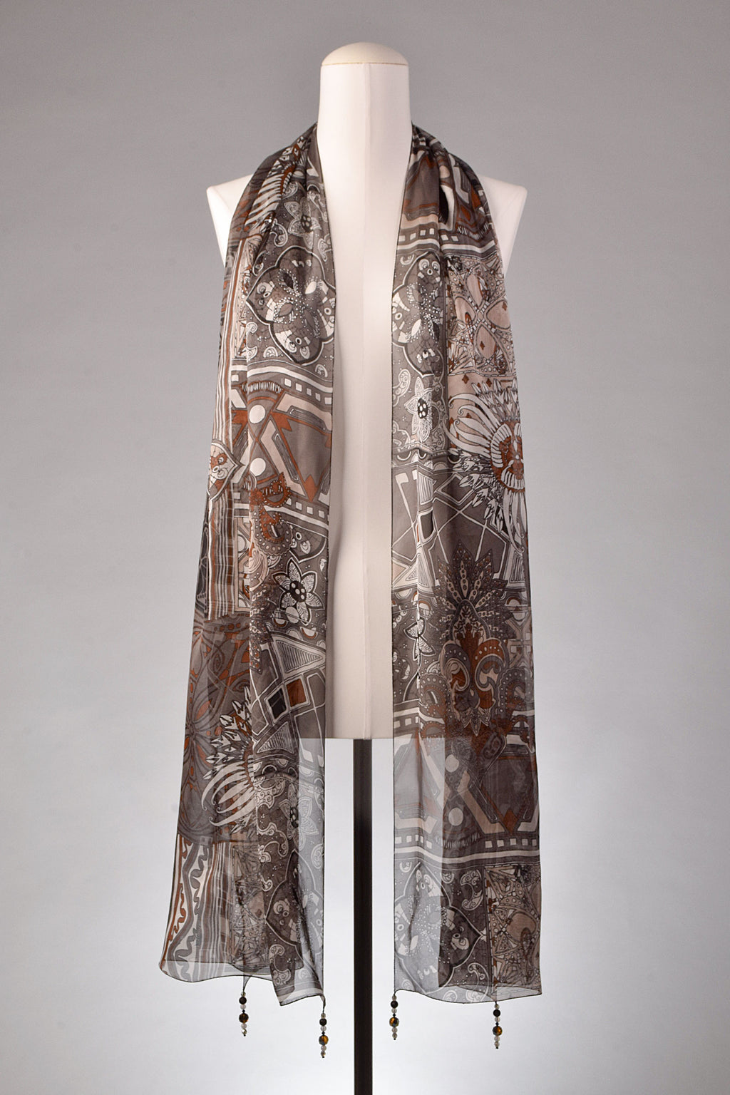 Seidenschal | Damenschal "Tribal Mosaic"