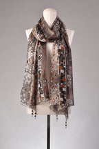 Seidenschal | Damenschal "Tribal Mosaic"