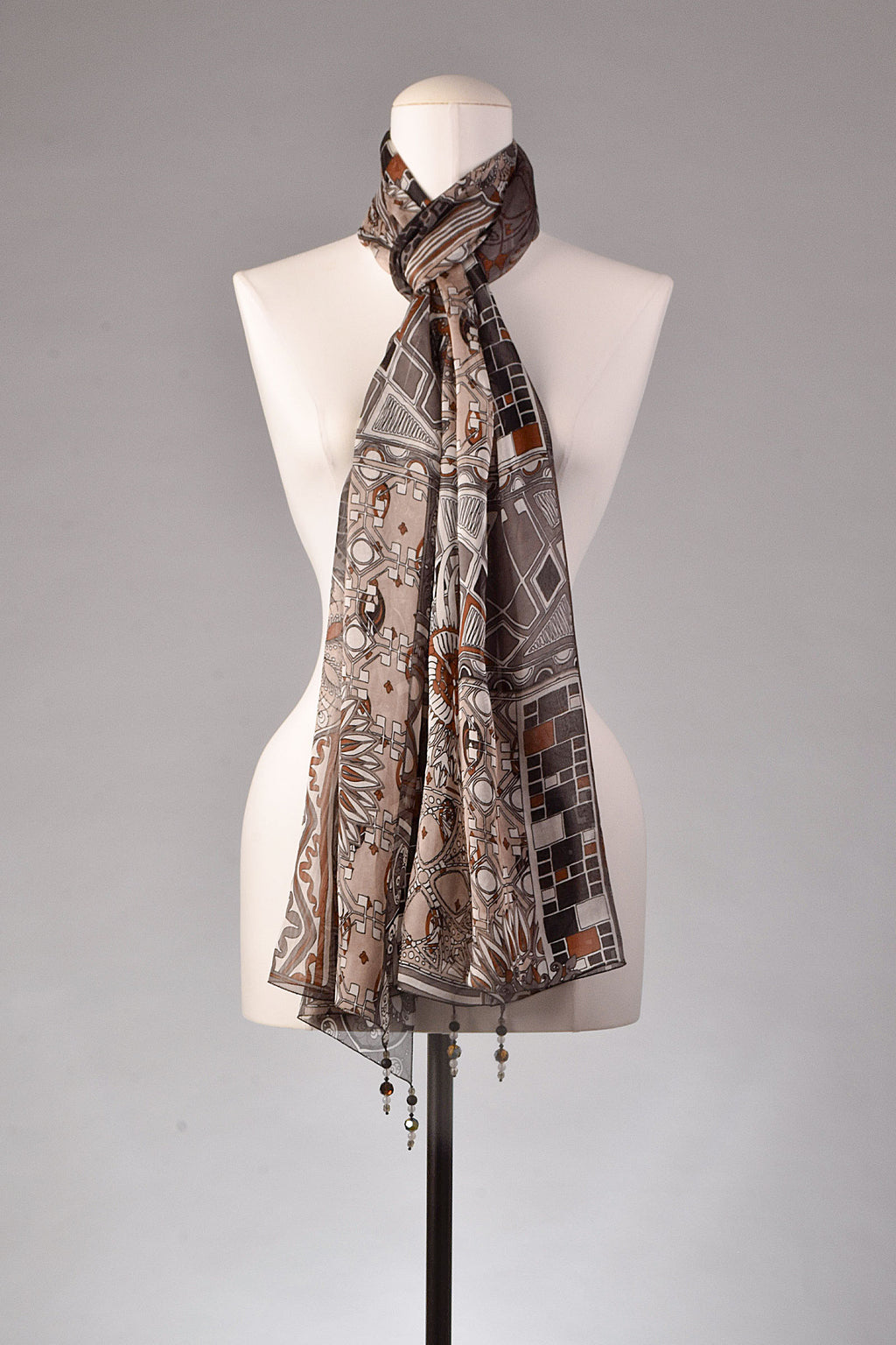 Seidenschal | Damenschal "Tribal Mosaic"