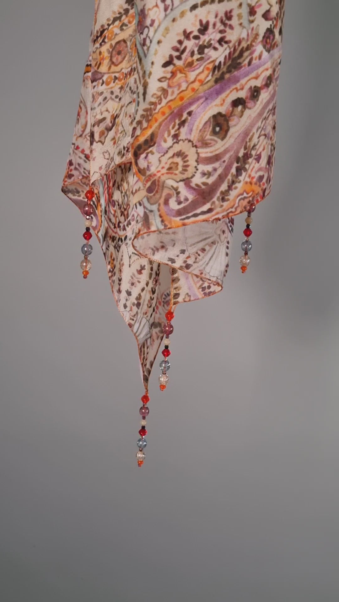 Seidenschal | Damenschal "Paisley Flowers"
