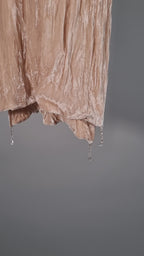 Samtschal | Damenschal "Powder Velvet Wrinkle Crash"