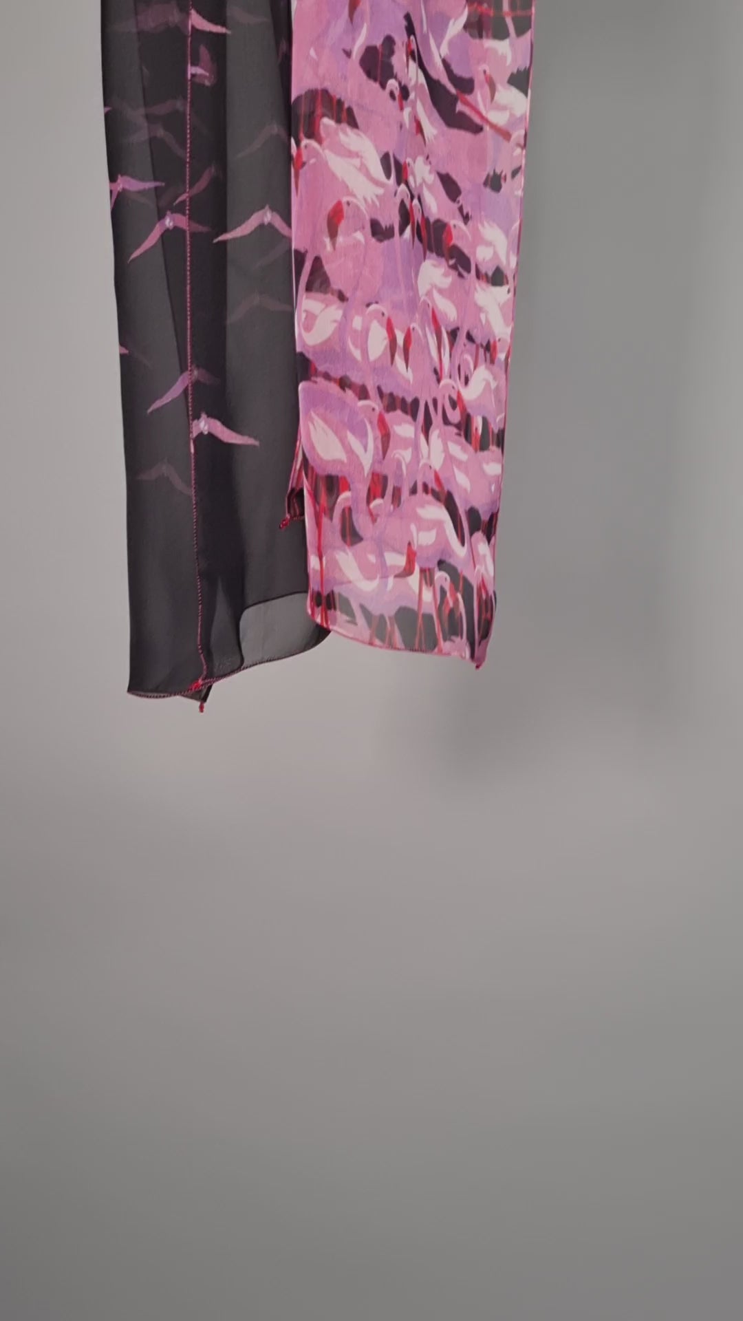 Seidenschal | Damenschal "Pink Flamingo"