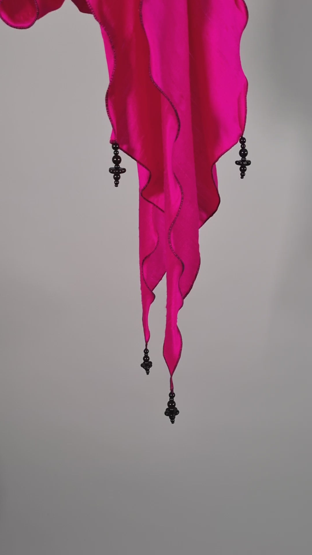 Seidenschal | Damenschal "Pink Wild Waves"