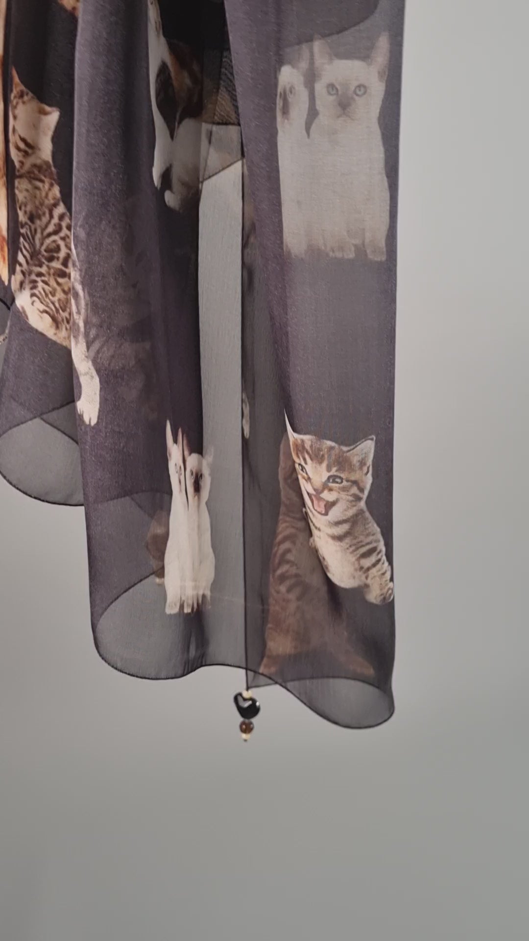 Seidentuch | Seidenschal "Lovely Cats"