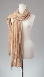 Samtschal | Damenschal "Powder Velvet Wrinkle Crash"