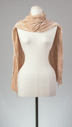 Samtschal | Damenschal "Powder Velvet Wrinkle Crash"