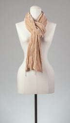 Samtschal | Damenschal "Powder Velvet Wrinkle Crash"