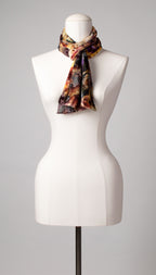 Samtschal | Damenschal "Velvet Flower Dreams"