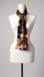 Samtschal | Damenschal "Velvet Flower Dreams"