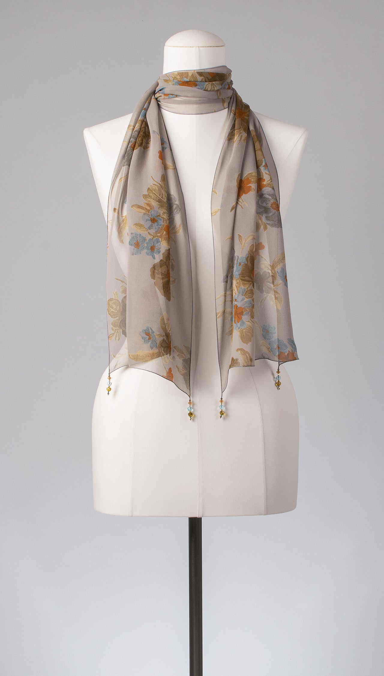 Seidenschal | Damenschal "Autumn Flowers"