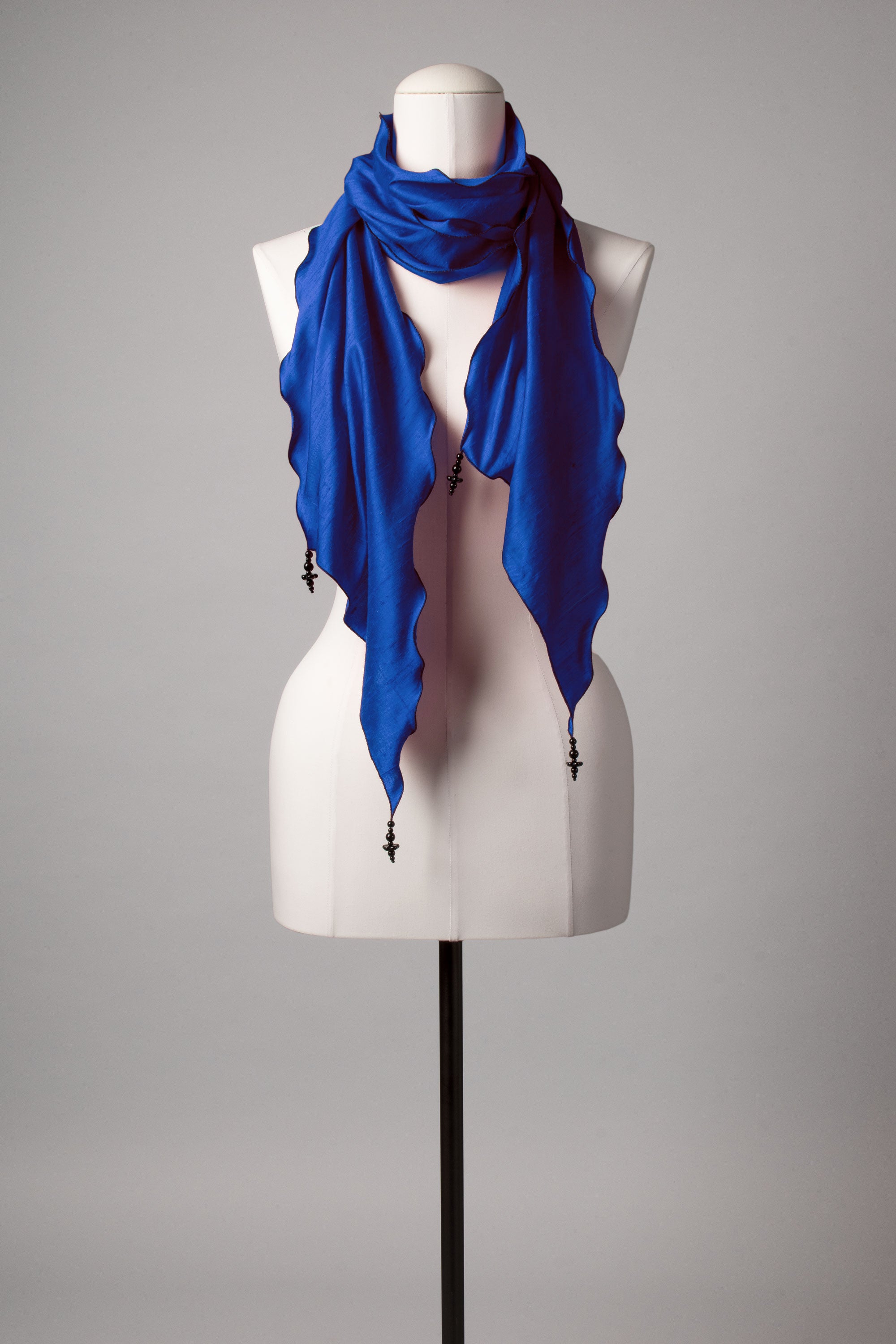 Seidenschal | Damenschal "Blue Waves"