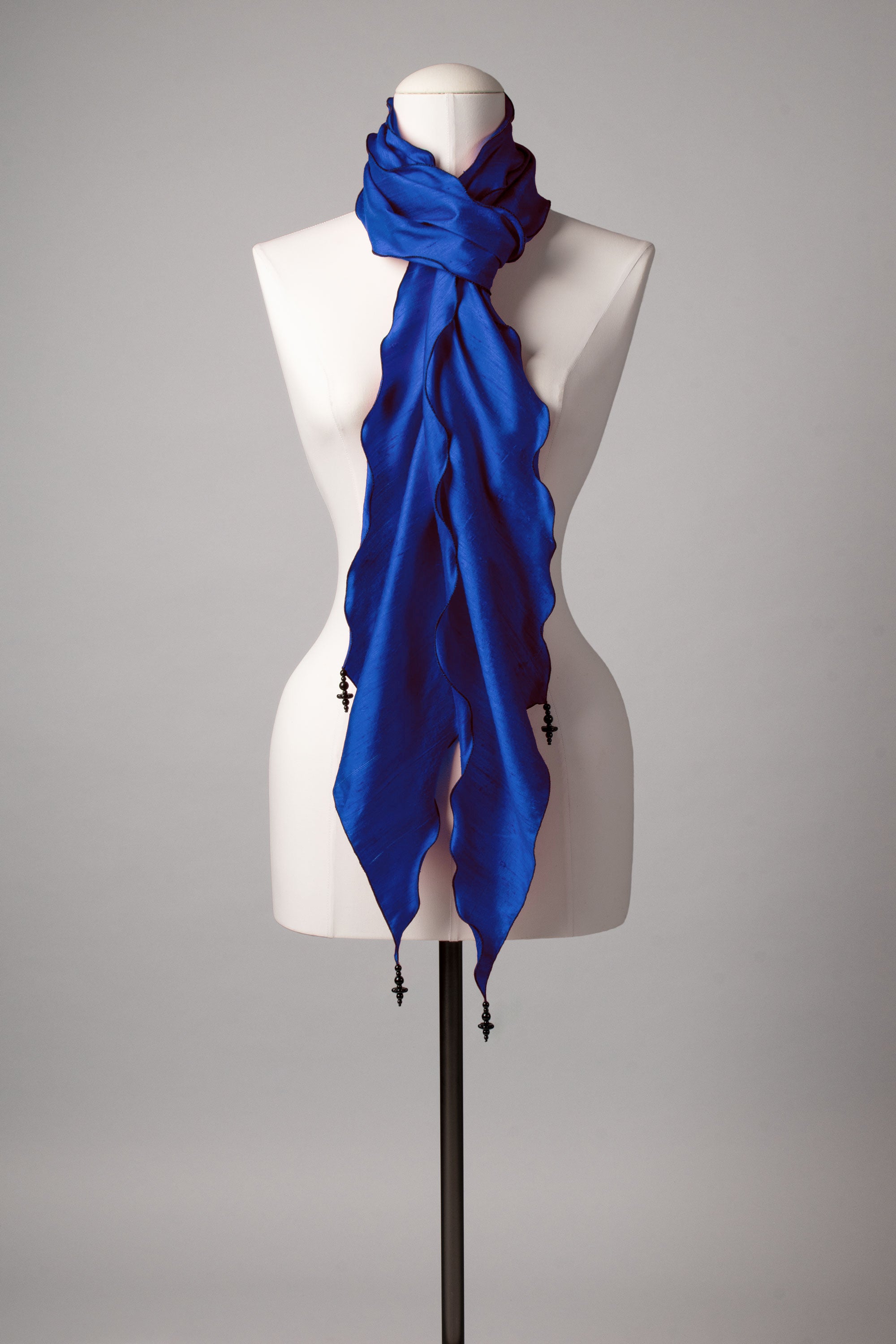 Seidenschal | Damenschal "Blue Waves"