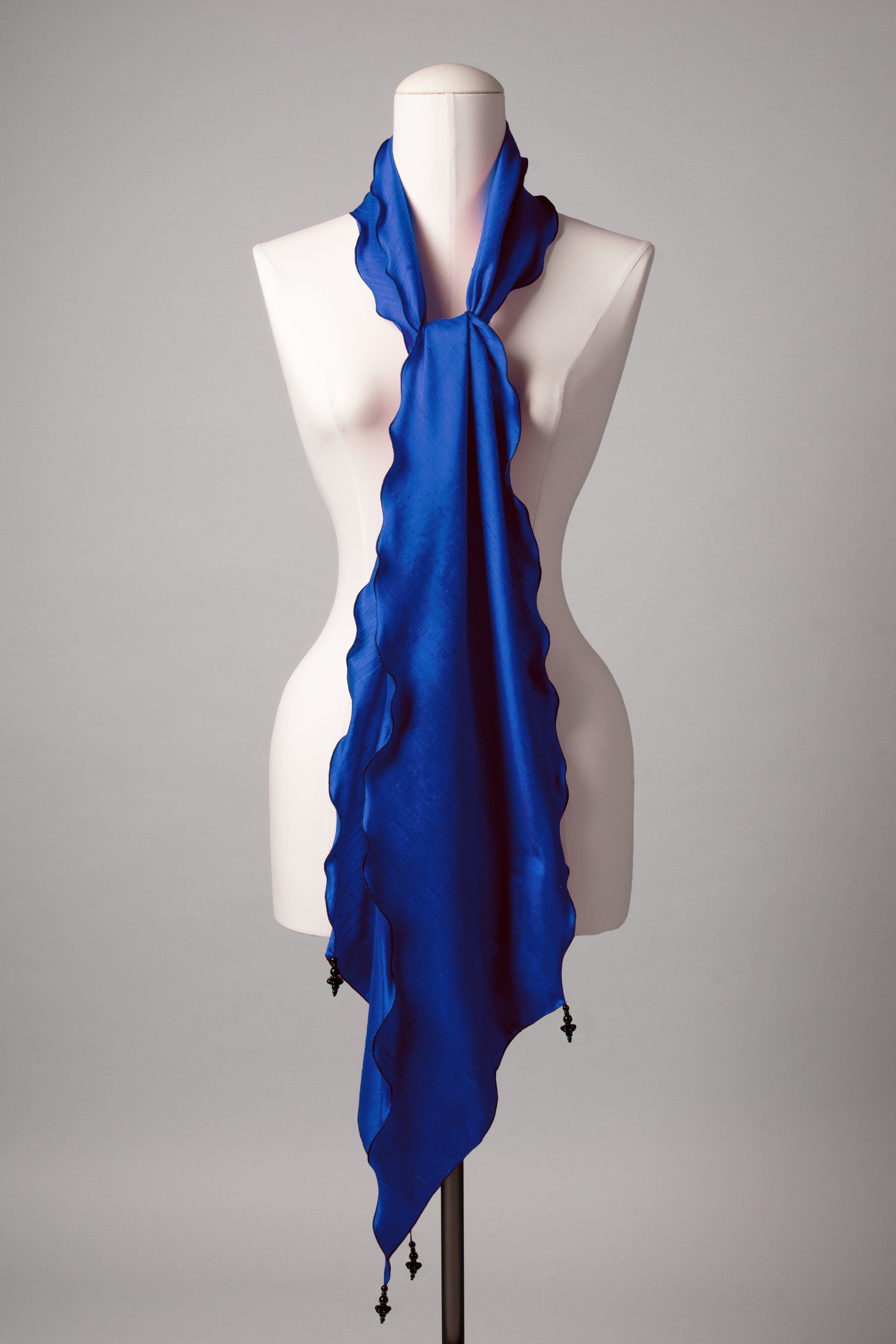 Seidenschal | Damenschal "Blue Waves"