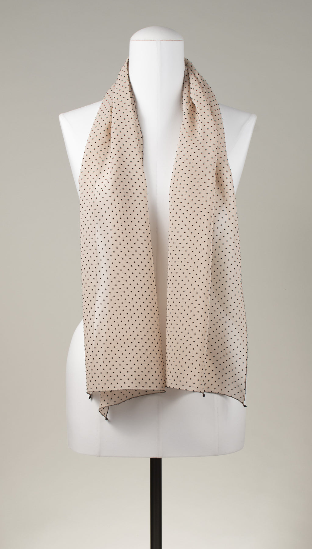 Seidenschal | Damenschal "Dotted Nude"