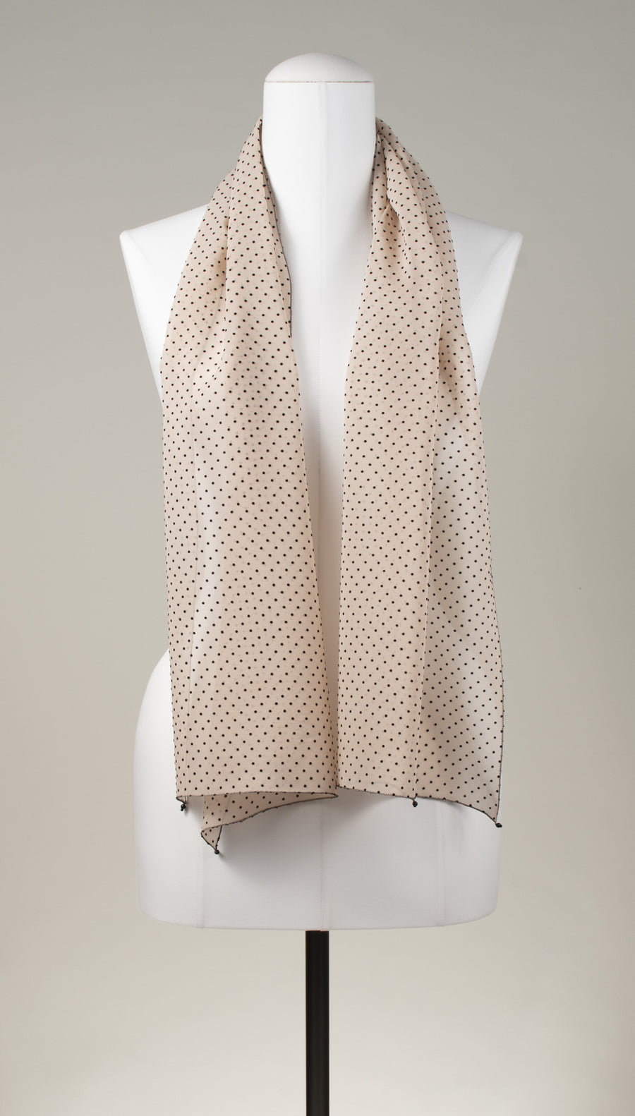 Seidenschal | Damenschal "Dotted Nude"