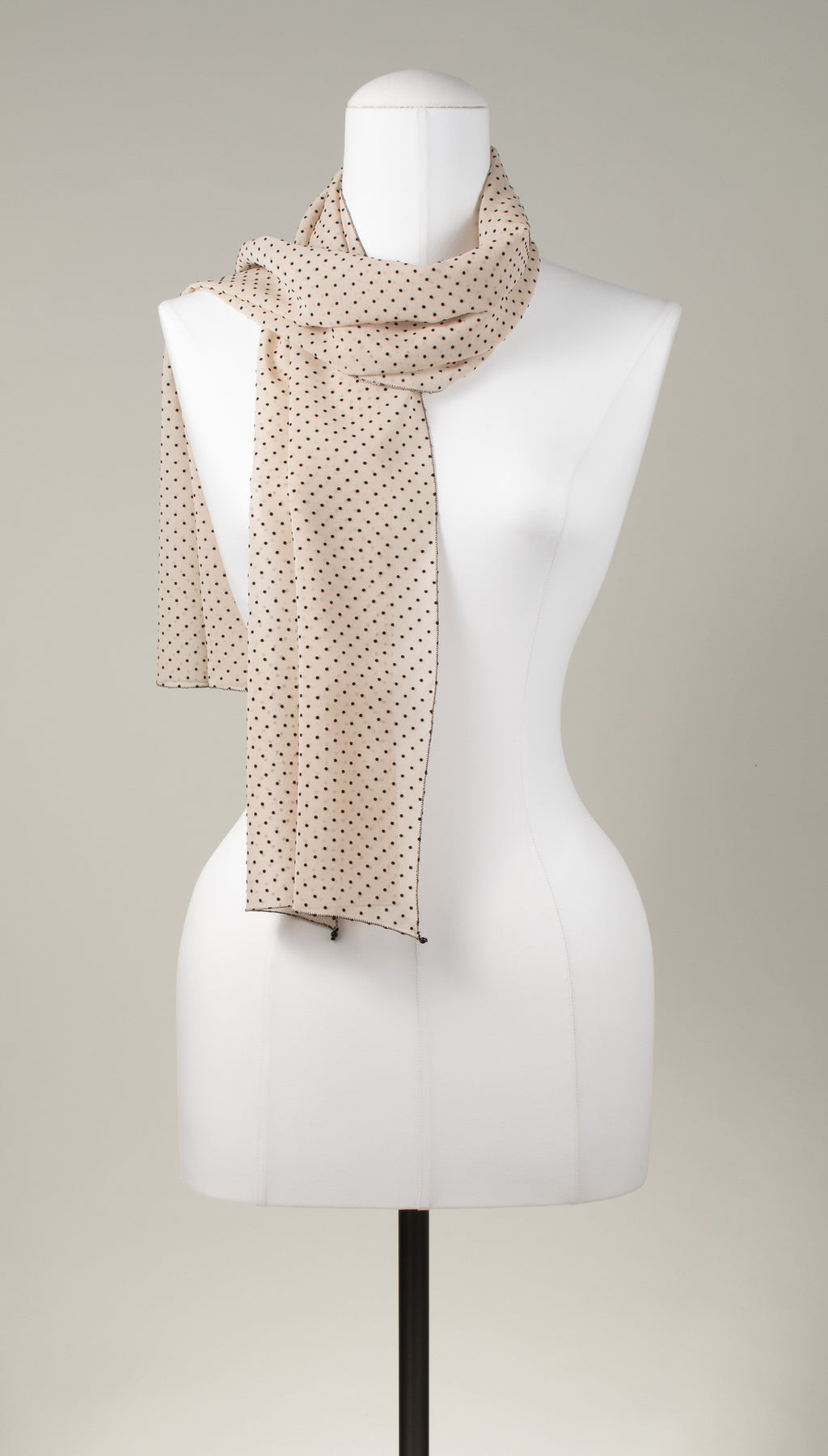 Seidenschal | Damenschal "Dotted Nude"