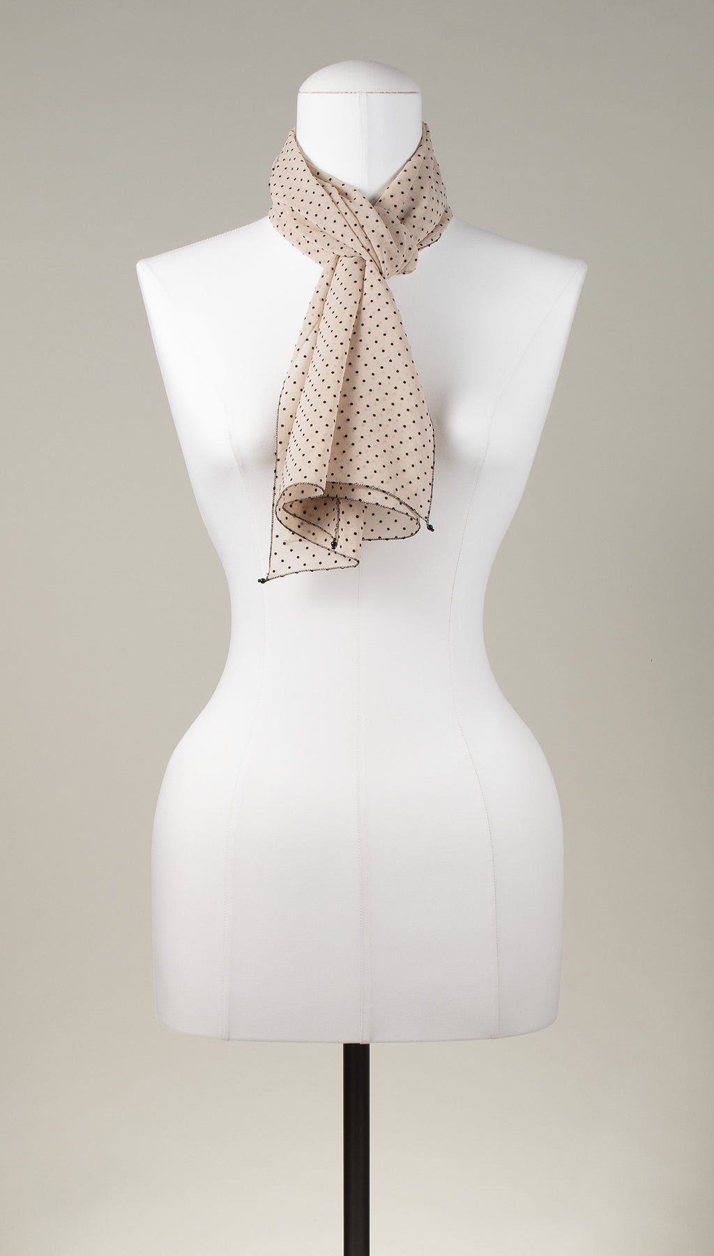 Seidenschal | Damenschal "Dotted Nude"