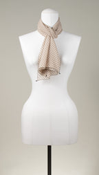 Seidenschal | Damenschal "Dotted Nude"