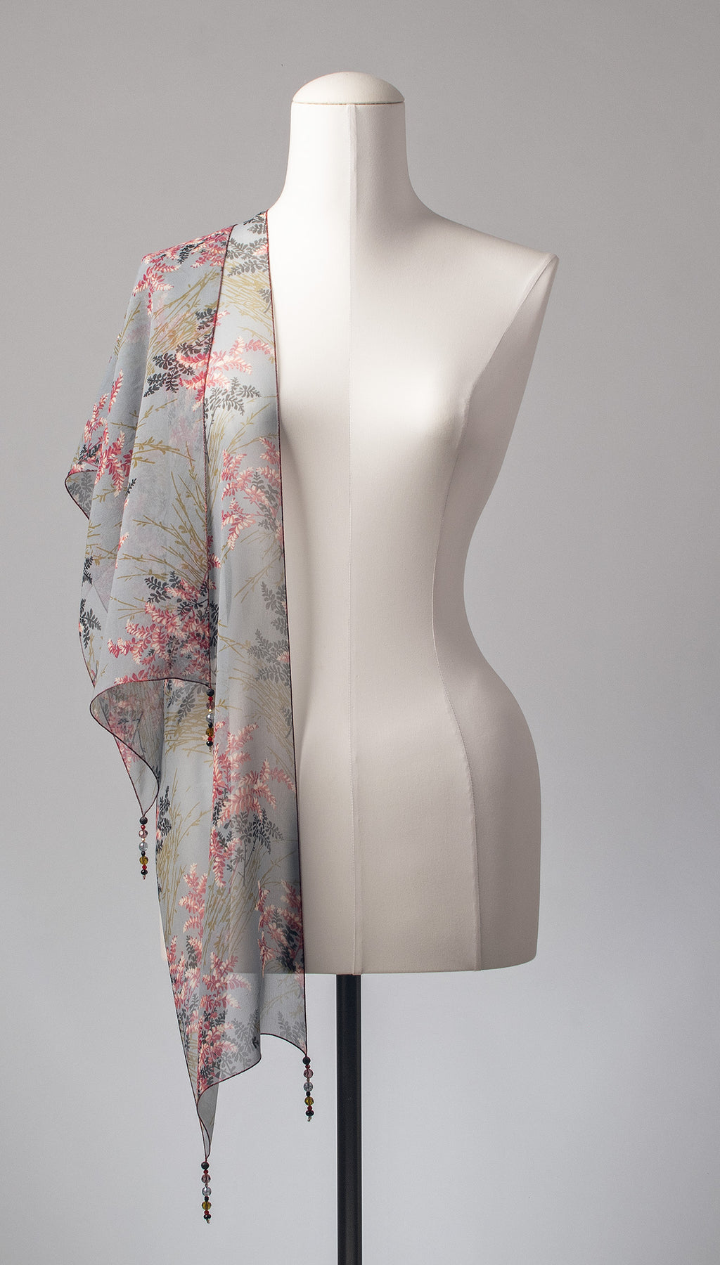 Seidenschal | Damenschal "Grasses and Flowers"