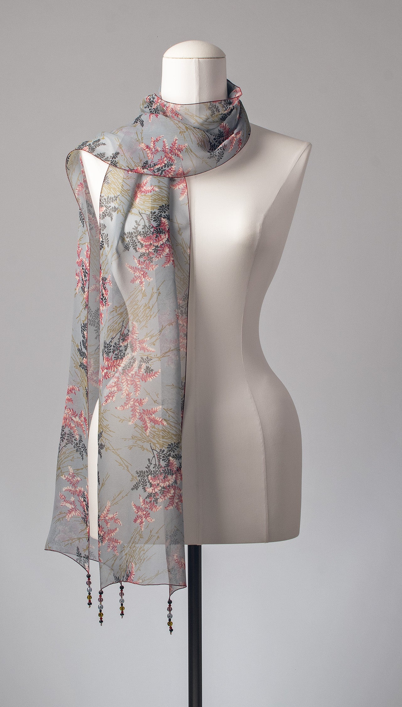 Seidenschal | Damenschal "Grasses and Flowers"