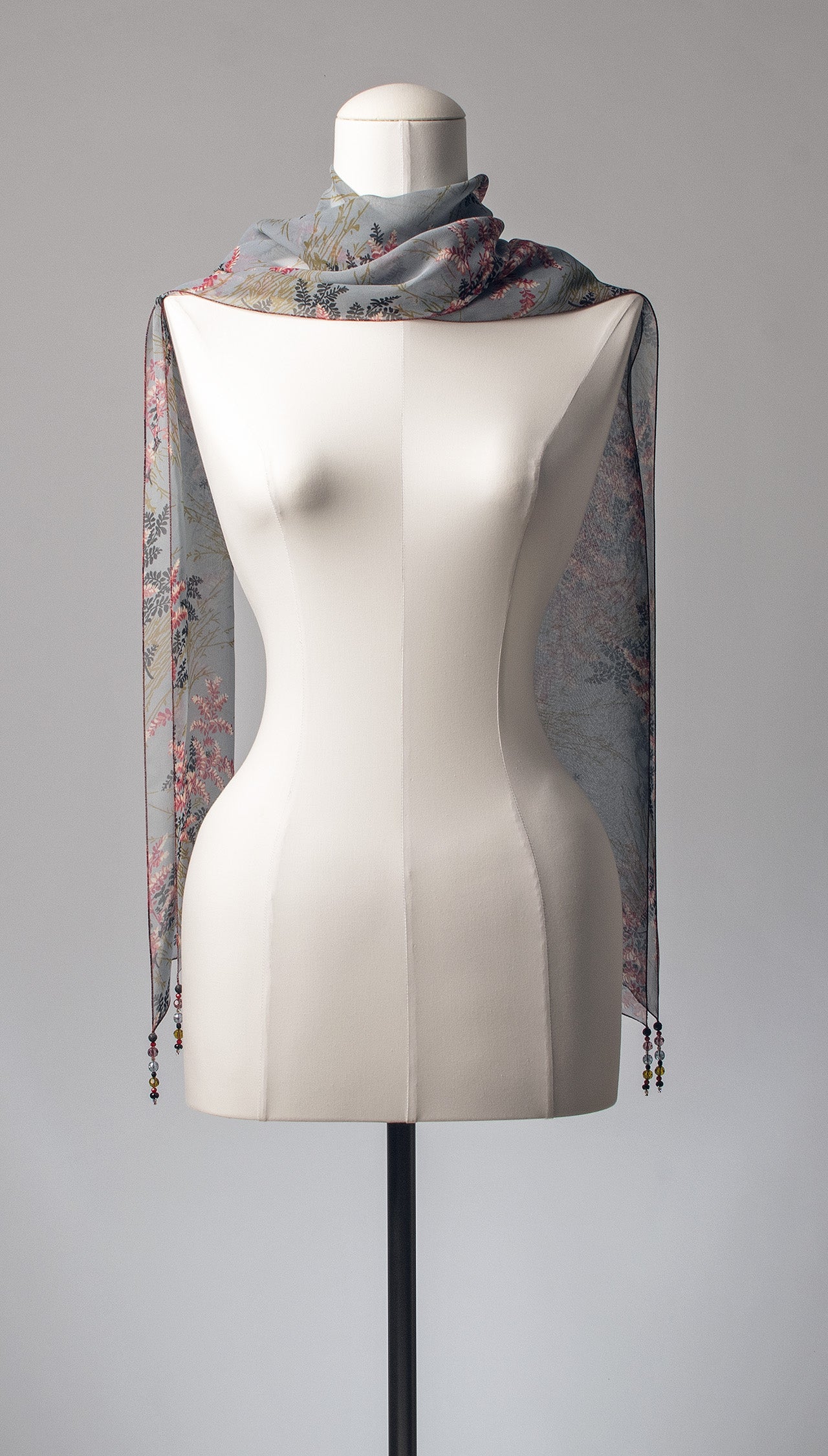 Seidenschal | Damenschal "Grasses and Flowers"