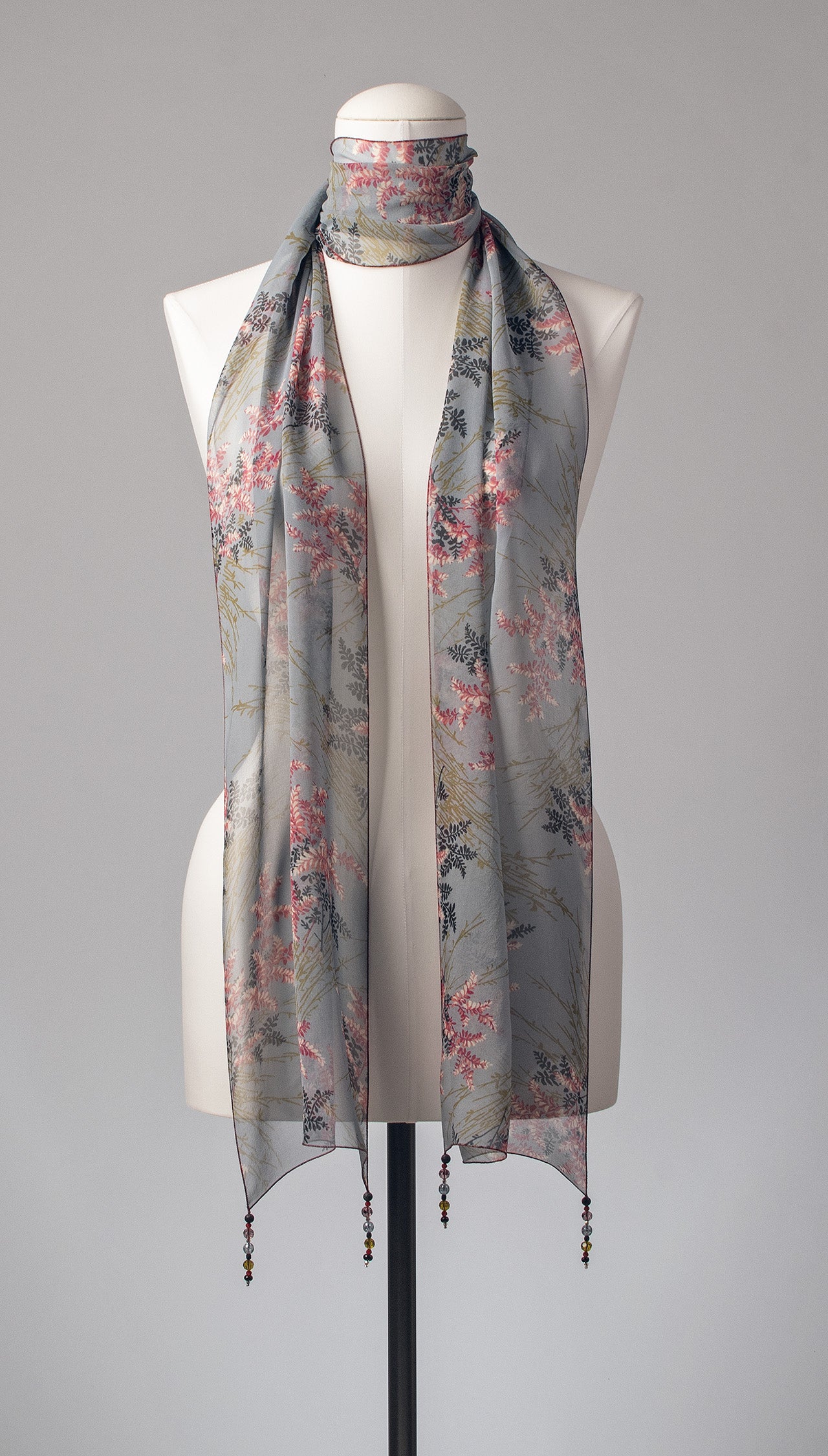 Seidenschal | Damenschal "Grasses and Flowers"