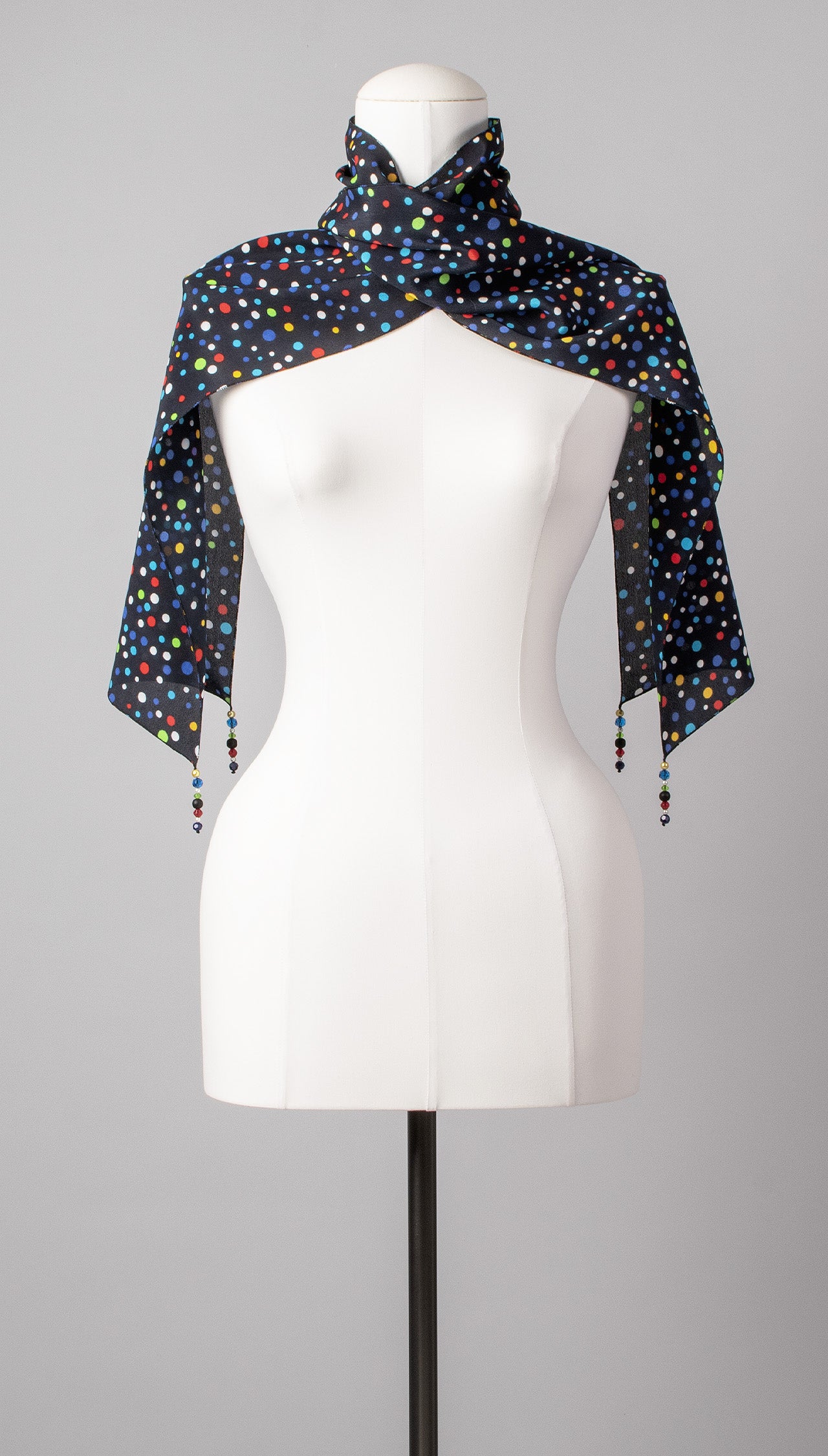 Seidenschal | Damenschal "Happy Dots"