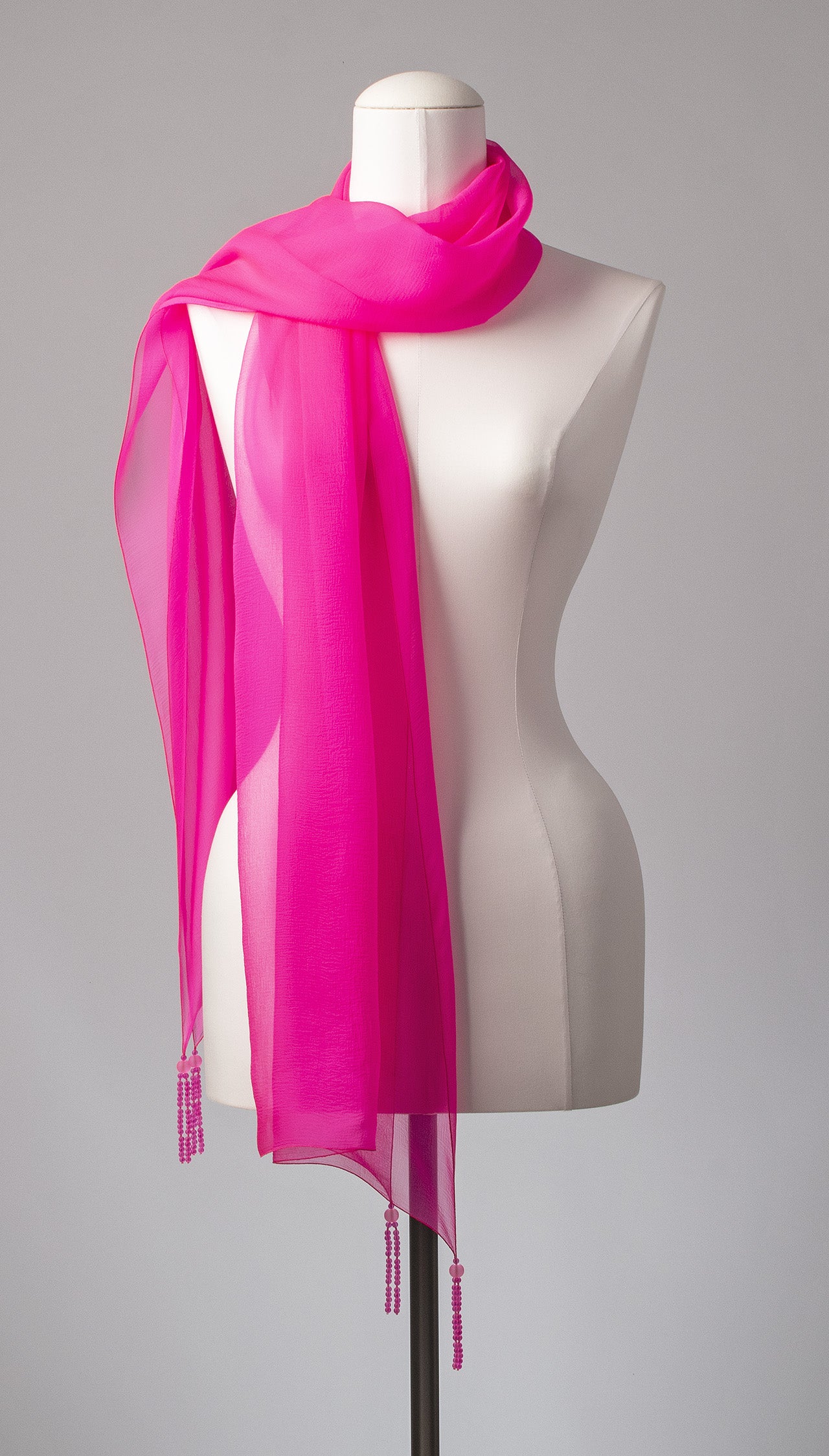 Seidenschal | Damenschal "Hot Pink"