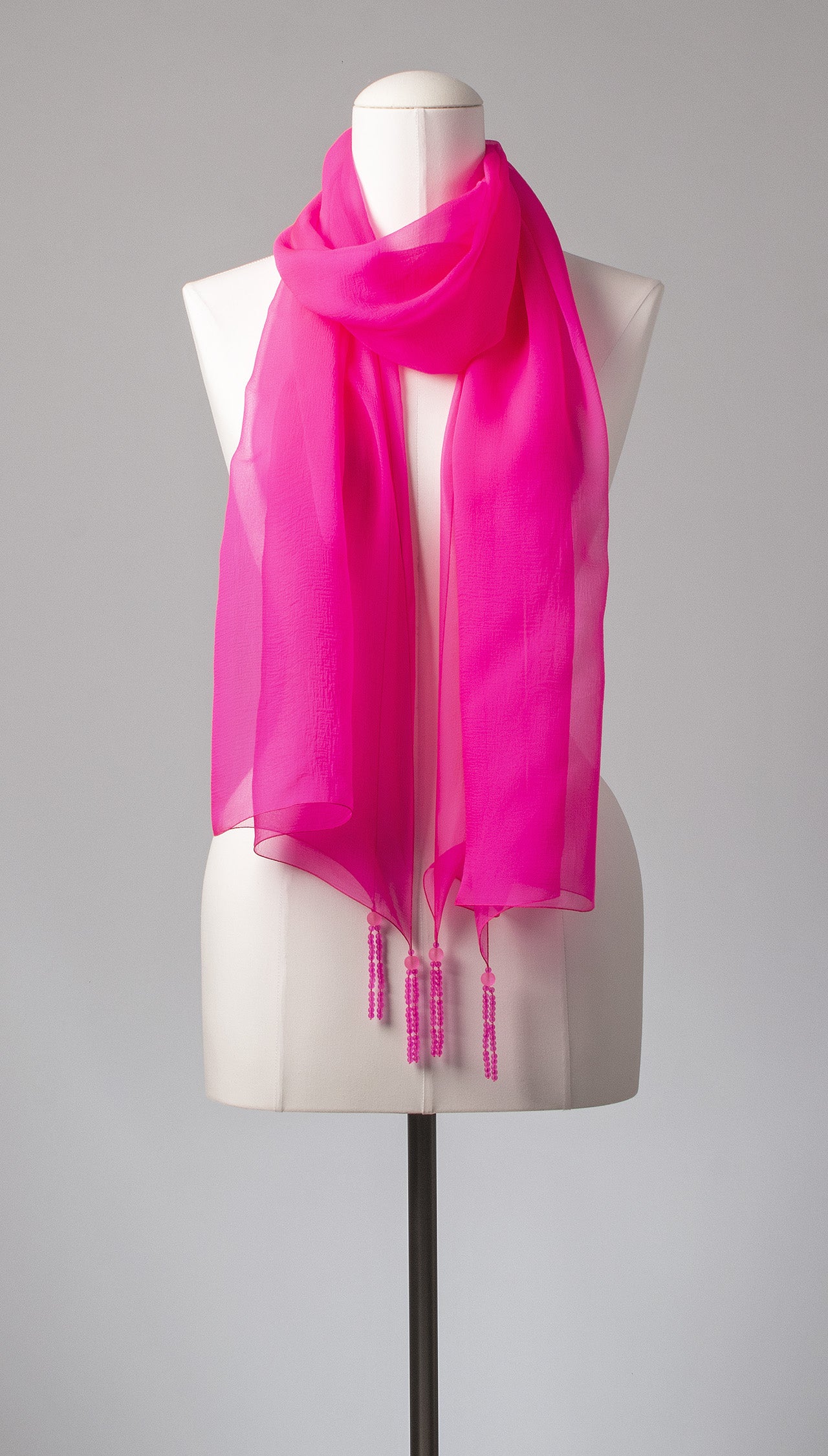 Seidenschal | Damenschal "Hot Pink"