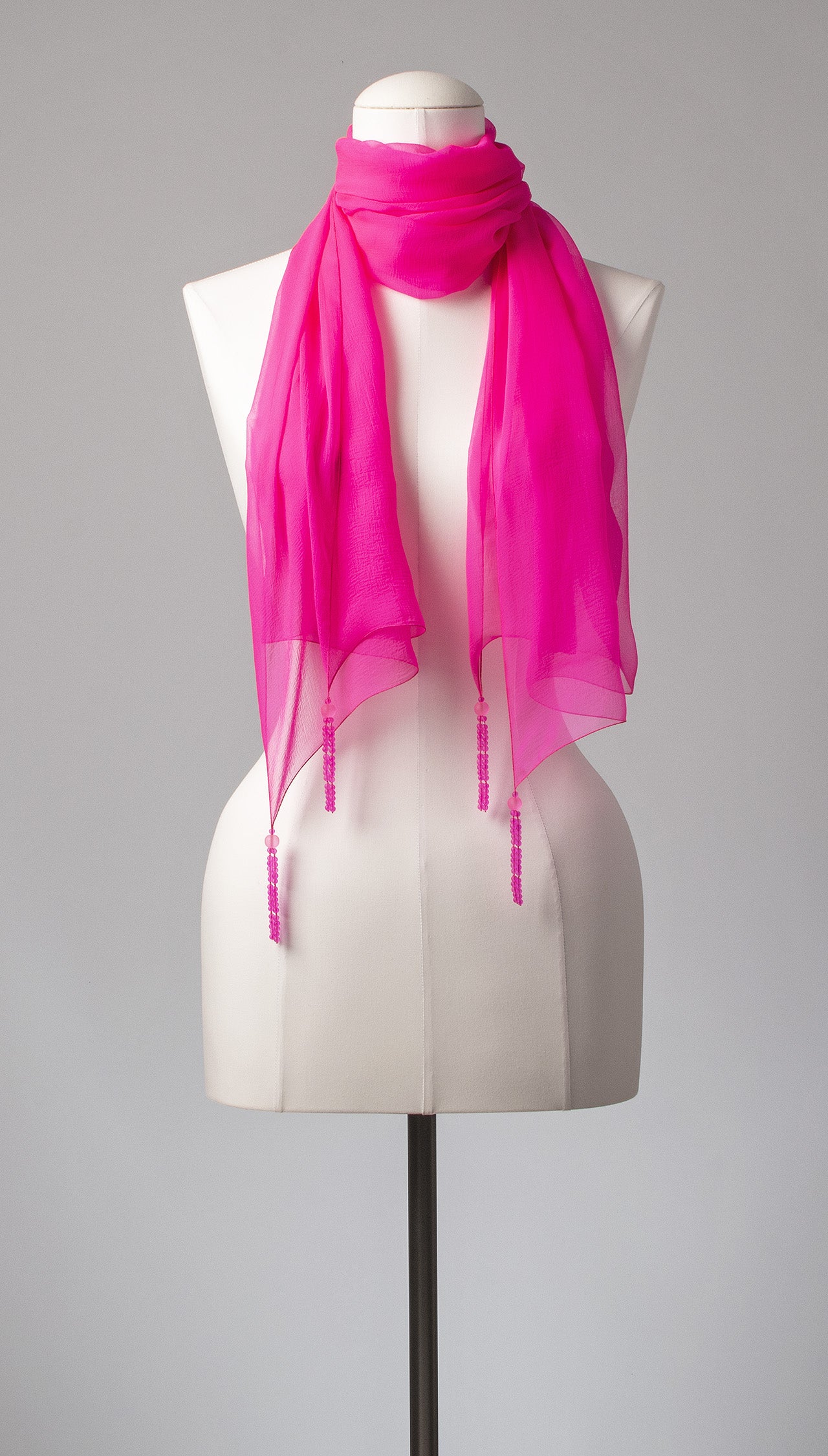 Seidenschal | Damenschal "Hot Pink"