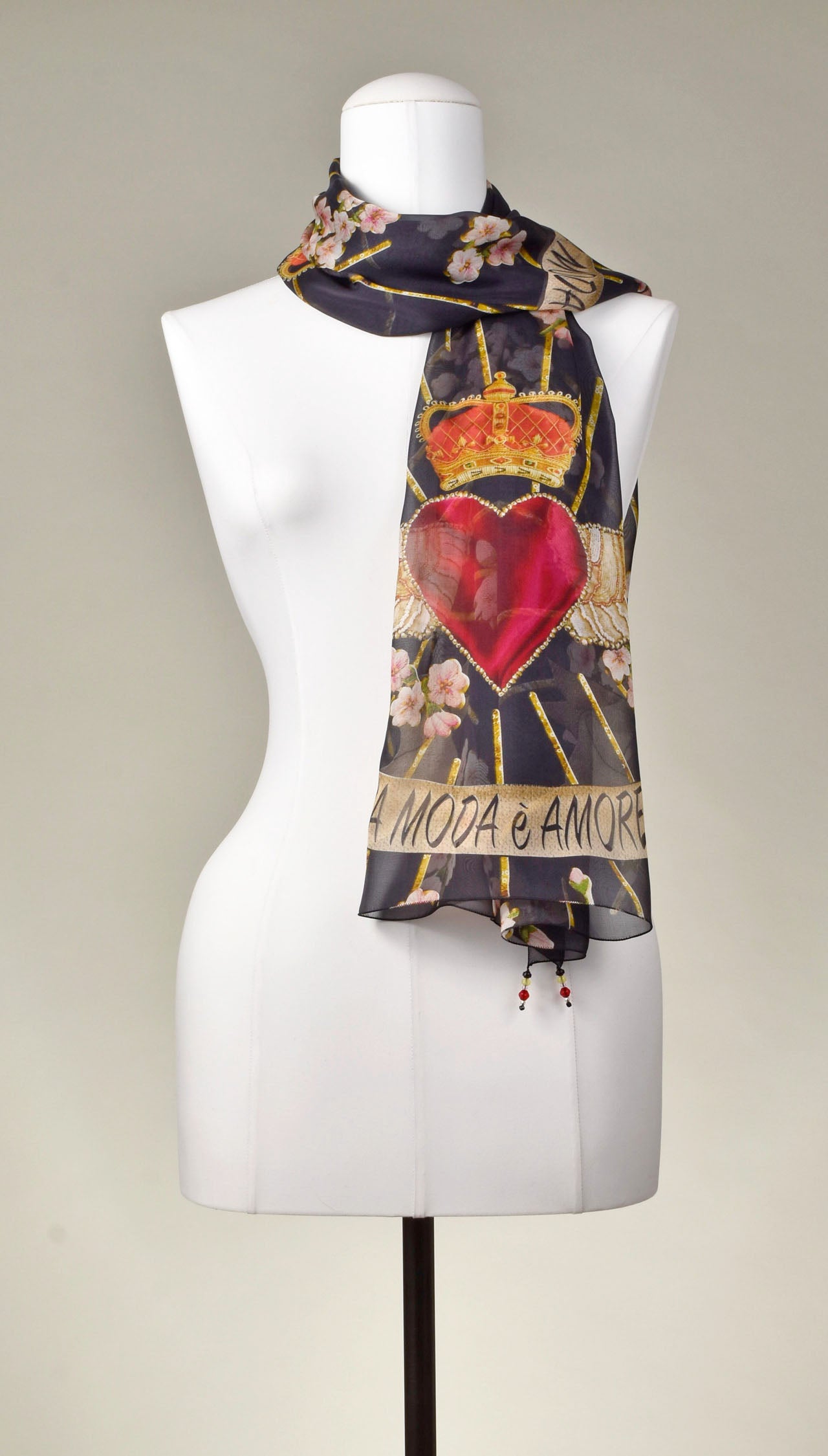 Seidenschal | Damenschal    "La Moda è Amore"