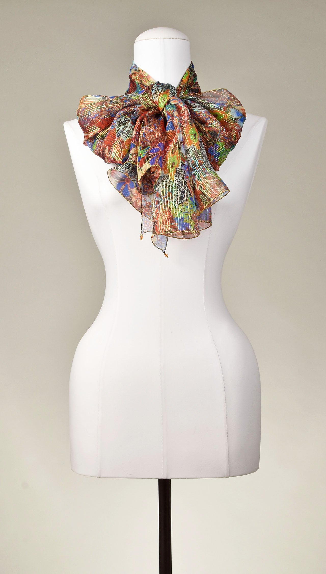 Seidenschal | Damenschal "Golden Paradise"