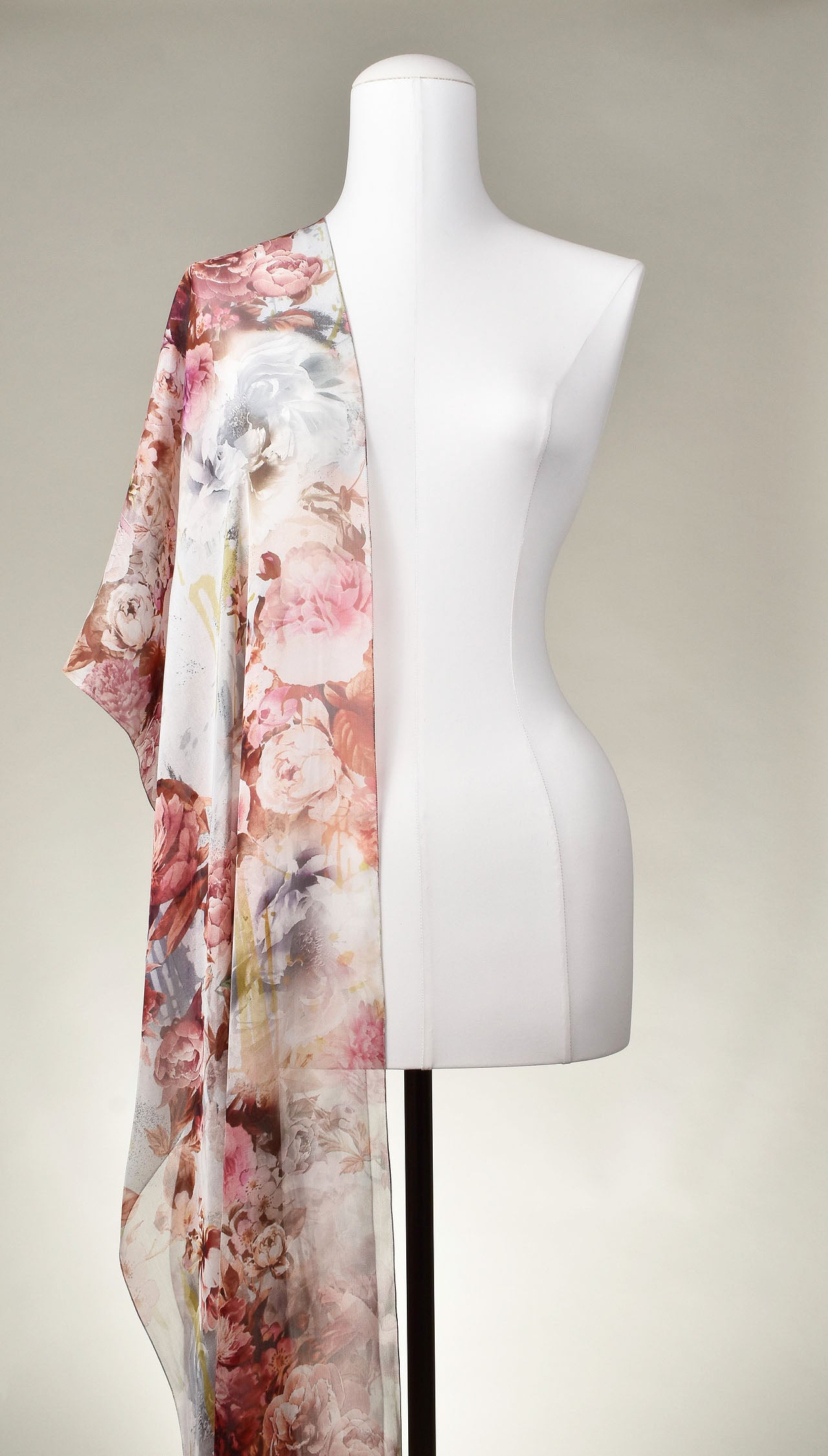 Seidenschal | Damenschal "Hazy Roses"