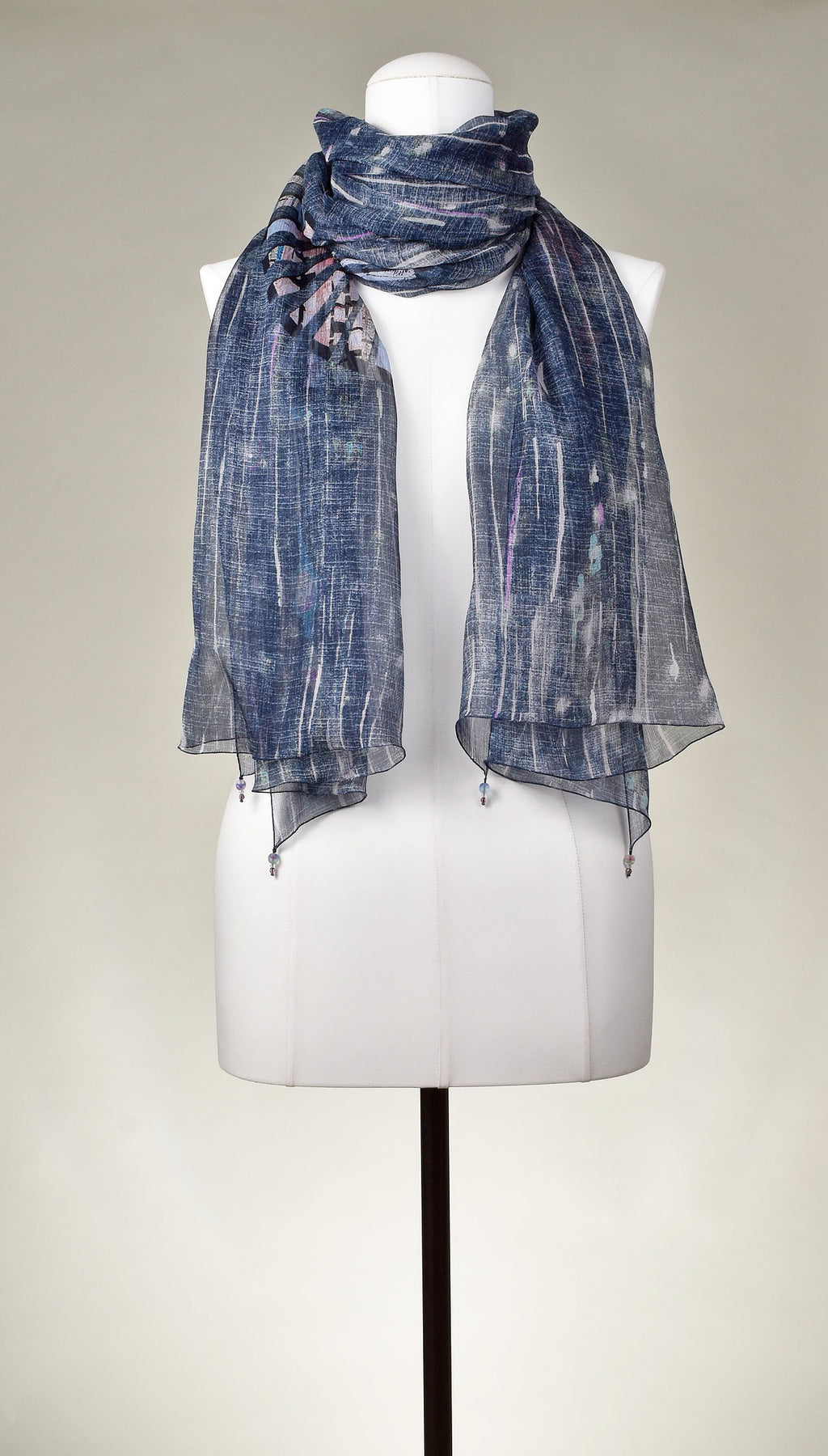 Seidenschal | Damenschal "Jeans"