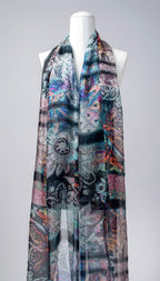 Seidenschal | Damenschal "Patchwork"
