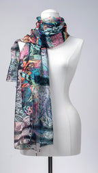 Seidenschal | Damenschal "Patchwork"