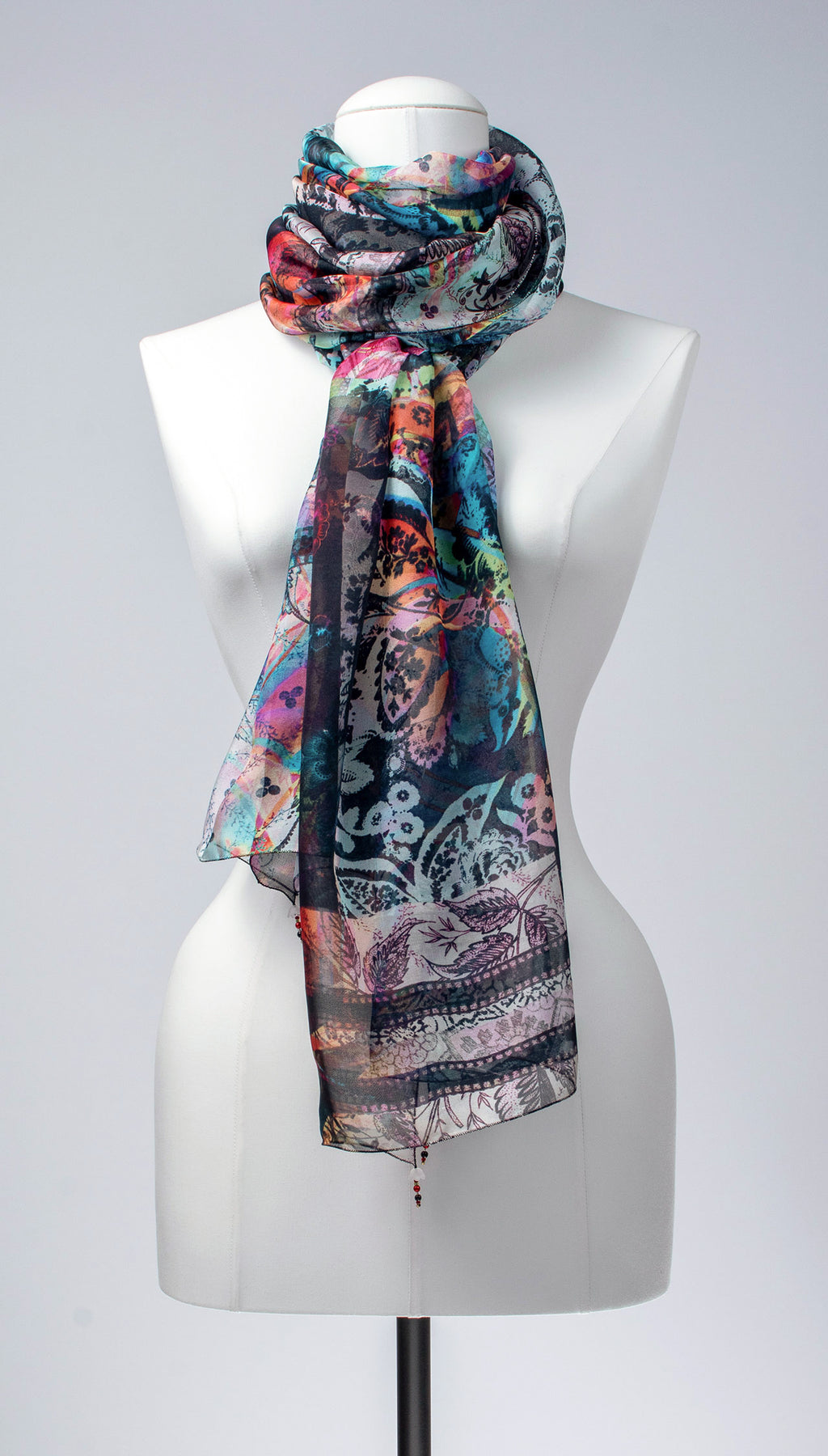 Seidenschal | Damenschal "Patchwork"